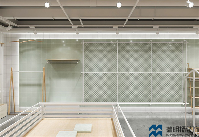 童裝店裝修設(shè)計效果圖-小清新童裝店設(shè)計